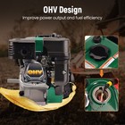 7hp 212cc Electric Start Horizontal Engine Motor Gas Ohv 4-stroke Go-kart