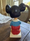 Vintage 1960s Mickey Mouse Bobblehead Nodder Walt Disney Prod Japan