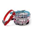 Personalized Crocodile Style Pet Dog Collar Buckle Customized Diy Name  Xs 30cm