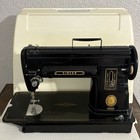 Singer Sewing Machine 301a Black 1956 W  Replacement Case  Presser Foot    Pedal