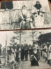 Ainu Photo Postcard Set Of 8 With Sleeve Chiefs Dance Salmon Festival Japan Rare