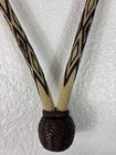 Hand Crafted Hitched Horsehair Bosal With Rawhide Core And Leather