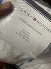 New Tommy Hilfiger Pink Stripe Modern American 30 X 54 Cotton Bath Towel