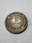 1868 Two Cent Piece  Fine F  Coin