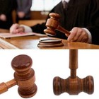 1pc Crafted Court Hammer Gavel Handmade Wooden Auction Lawyer Judge Hammerusus 