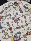 Vintage Chinese Handpainted Jingdezhen Porcelain Butterfly 8in Bowls Set Of 4