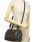 New   Coach Signature Handbag 2way Shoulder Bag Coated Canvas Brown F67027 Coach