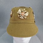 Vintage Soviet Union Military Hat Small Russian 16 Pins 2 Patches Air Force 1988