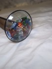 Vintage Handmade Stained Glass Triangular  Kaleidoscope 9    