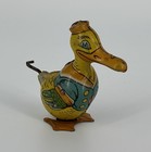 J Chein Tin Litho Toy Duck Wind Up Vintage 1930s Donald Vintage  non Working 
