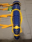 Rawlings Omw Pro Catcher s Leg Guards Adult Omw Brand New W  Tags Blue And Gold