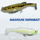 Usa Bass Tackle 4 5 Magnum Swimbait - Hand-poured Magdraft Style Pre-rigged Bait