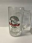 3 Vintage Moosehead Canadian Lager Beer Heavy Glass Stein Mug Barware