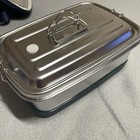Stainless Steel Bento Lunchbox With 2 Trays   Insulated Bag