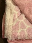 Kidsline Baby Blanket Plush Pink Cream Leopard Spots Patchwork Reversible Warm