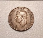 South Africa 1 Penny 1938  ship   George Vi 
