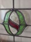 Stained Glass Look Framed In Distressed Wood Hanger Vibrant Colors 18  X 18 