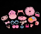 16pcs Lps Accessories For Little Pet Toy Cat Dog Shorthair Cat Figures Gift Kid