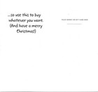New Christmas Card 3 5x7 Money Gift Card--       Santa s Going 2b Late This Year