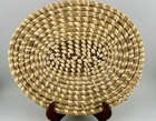 Charleston Gullah Sweetgrass Handmade Flat Trivets Trays Set Of 2