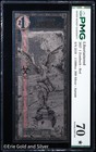 2027 Zombucks Libertattered 1 1000 Oz Silver Back Foil Note Pmg 70 Silverback