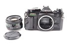 Exc      Canon Ae-1 Program Slr 35mm Film Camera New Fd 50mm F 2 Lens Japan  801