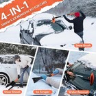 Cepillo Para Nieve Y Rascador De Hielo Para Parabrisas De Coche  Cepillo Girator
