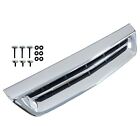 Chrome Hood Air Vent Grille For 2017-2019 Chevy Silverado 2500hd 3500hd