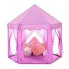 Princess Tent Girls Large Playhouse 05 Purple Tent With Little Star Lights