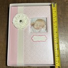 New Cr Gibson Bella Baby Girl First Memory Book Baby Journal Scrapbook 11 5x9   