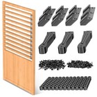 Louver Hardware Kit  Deck Sunblind System Brackets  Diy Fence Shutters  1