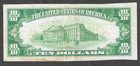 1929  10 National Bank Note   Park Rapids  Minnesota   Charter 6283   Hubbard Co