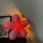 Vintage Ikea Light Pink Flower Wall Mount Lamp Night Light  working 