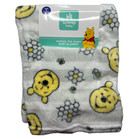 New Disney Baby Winnie The Pooh Bear Plush Baby Blanket Honey Bees Bee Honeycomb