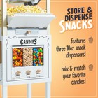 Popcorn Maker Professional Cart  8 Oz Kettle Makes Up To 32 Cups  Vintage Movie