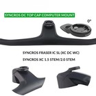 Bicycle 0 Degree Top Cap Computer Mount Handlebar Xc Stem Garmin wahoo bryton
