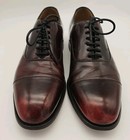 Johnston   Murphy Optima Melton Cap Toe Oxfords Burgundy Men s  8 5 D Usa Made