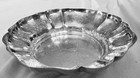 Vintage Barker Ellis Ornate Silver Plate Scalloped Edge 9    Serving Bowl