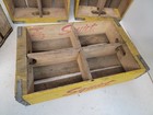 Vintage Wood 4-compartment Squirt Soda Bottle Crate - Ferndale  Michigan 