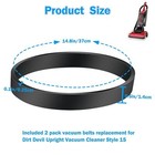 2pc For Dirt Devil Style 15 084600 Vacuum Cleaner Flat Belts 1sn0220001 