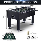 55  Furniture Foosball Soccer Table Arcade Game Room Kid Adult Leg Leveler Multi
