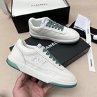 Brand New Chanel 24sf Leather Little White Shoes Casual Unisex