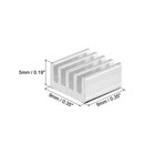 20pcs 9x9x5mm Heatsink Aluminum Radiator Heat Sink White