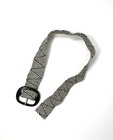 Women s Elastic Stretch Belt 2 Inch Wide Covered Buckle Straw Woven