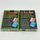 Budweiser Beer Playing Cards Louie Lizard Sealed Lot 2 Sealed Decks Vintage 1998