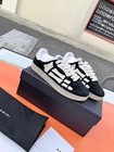 Amiri  Two Tone Suede Bone Sneakers Flat Transparent Outsole Footwear  10