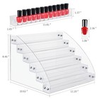 Nail Polish Organizer Acrylic Rack 6 Layers Holds 96 Bottles For Storage