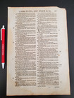 Biblia Vulgate Bible Leaf Printed In 1700s Latin Bible Antique Book Leaf 67 68