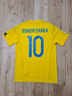 Ukraine 2016 2017 Home Match Worn Konoplyanka Football Soccer Jersey M Adidas