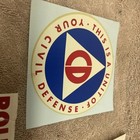 Vintage Civil Defense Decals Ohio Cold War Auxiliary Roles 1941 Letter Bundle